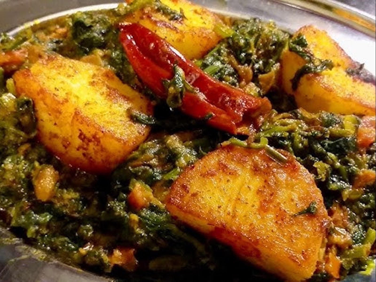 Aloo palak