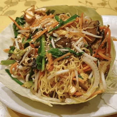 Mì Xào Mềm Chay - Haystack in the Field (Soft egg noodles)