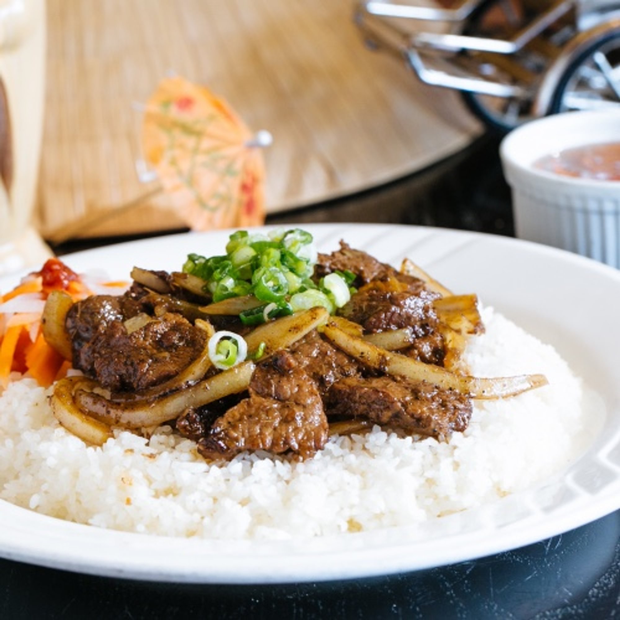 Lemongrass Steak Broken Rice
