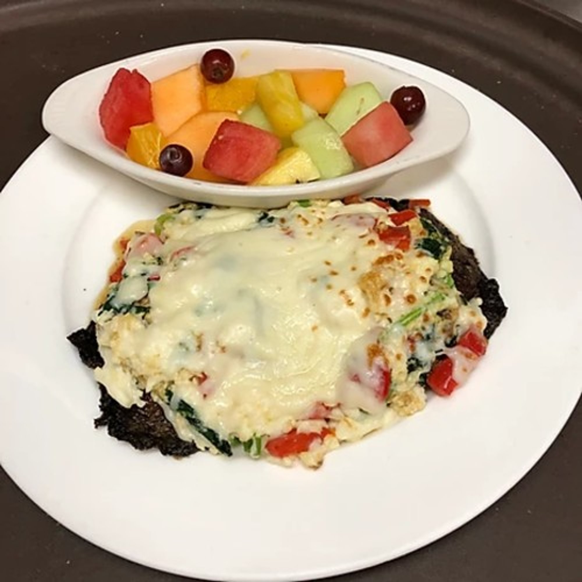 Stuffed Portobello Scrambler