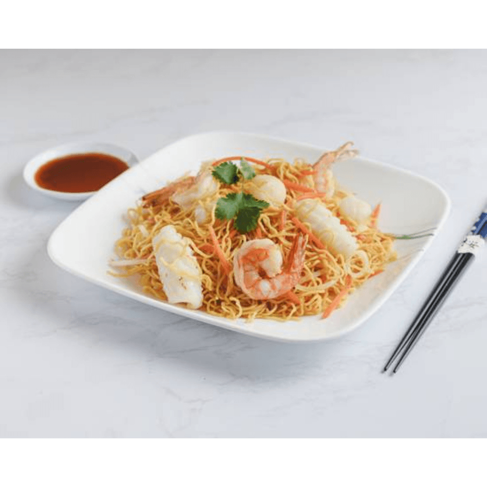 N9. Soft Egg Noodles with Seafood