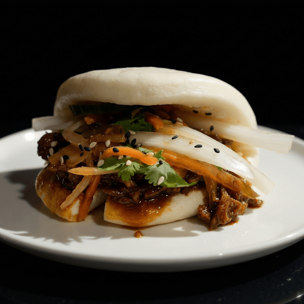 Lotus Bun (Bao Bun) with Beef Bulgogi