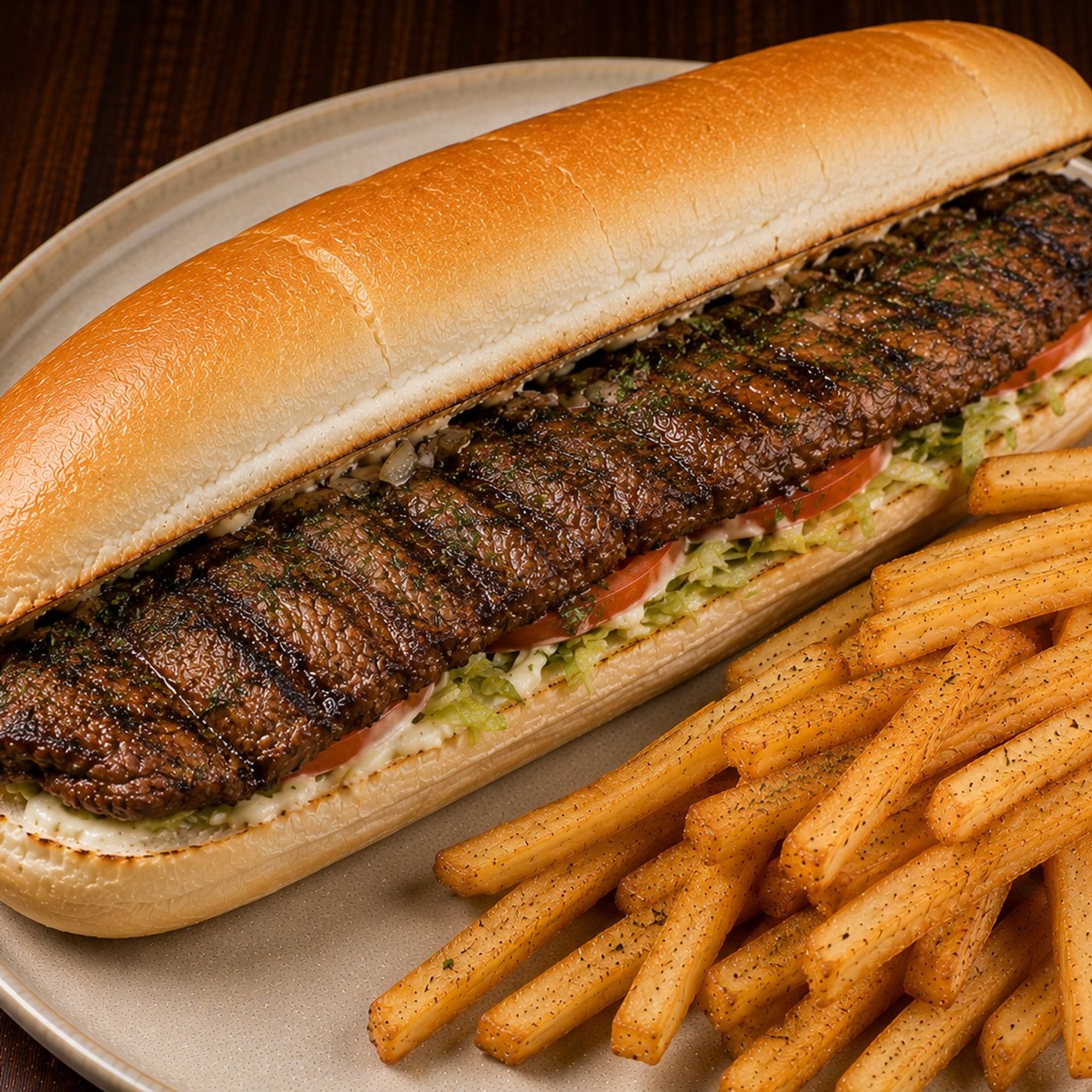 Skirt Steak Sandwich