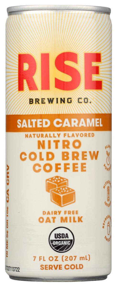 Rise Salted Caramel Nitro Cold Brew Coffee 7oz