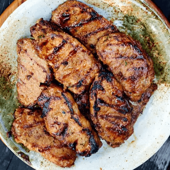126. Slices of Pork Marinated / Thịt Nướng