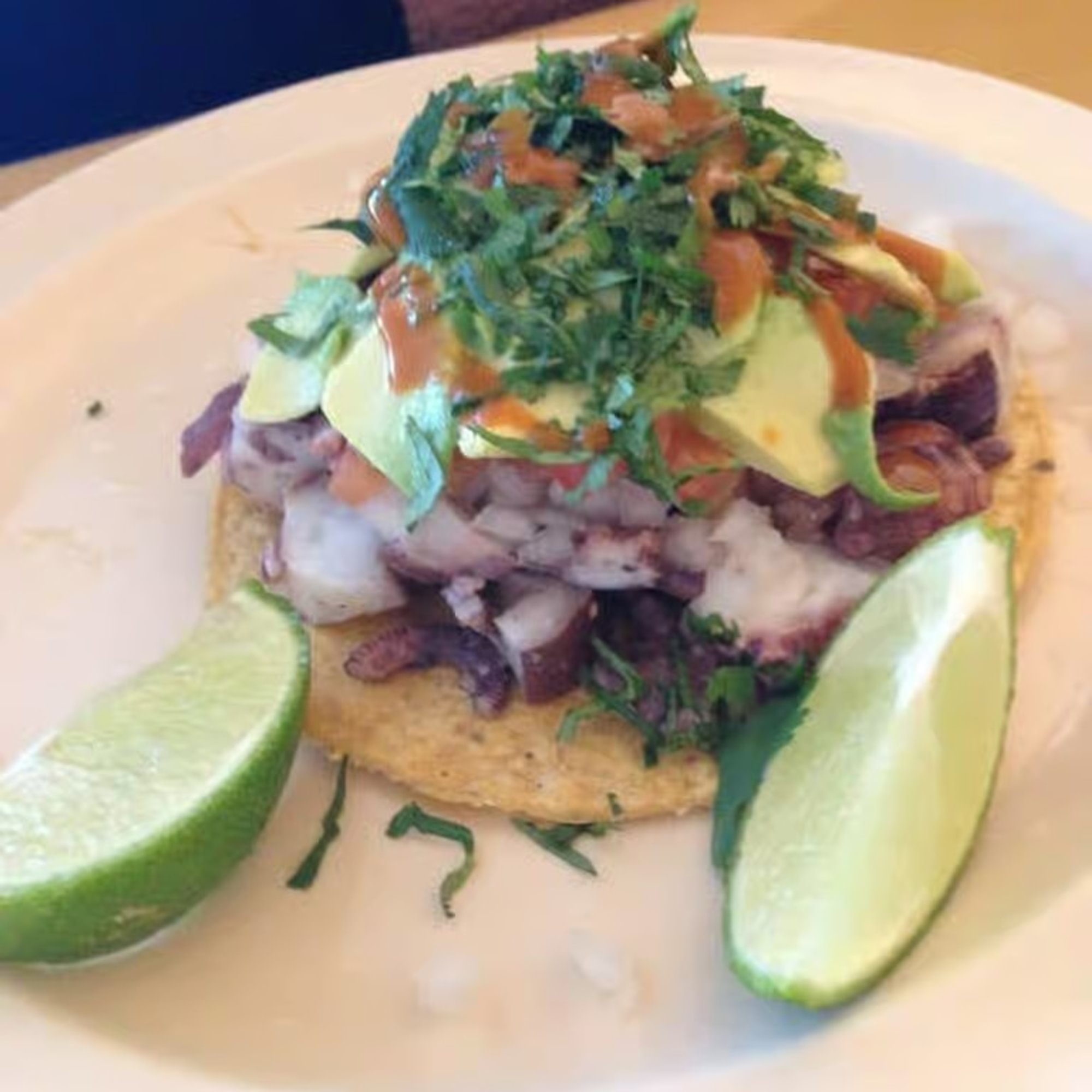 Tostada de Pulpo