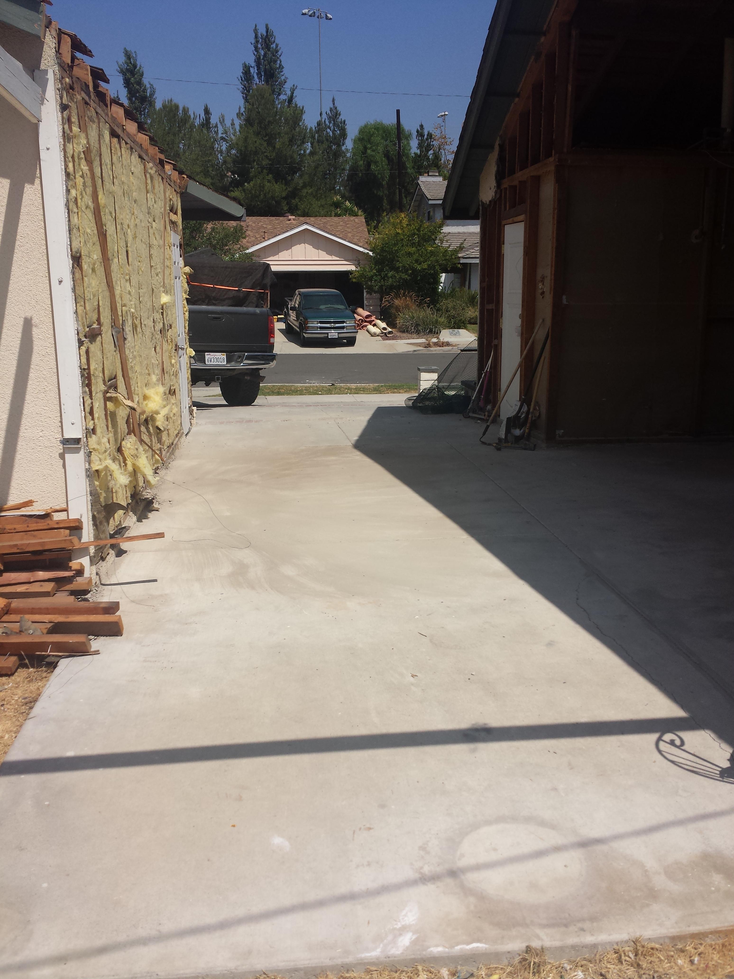 Removal of home renovation debris