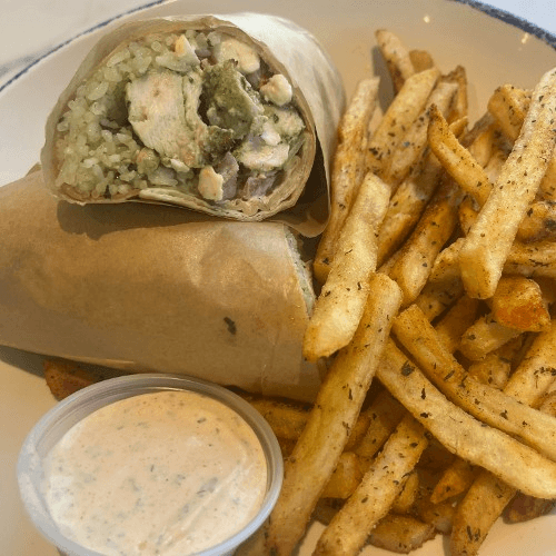 Spicy Chicken Kabob Wrap