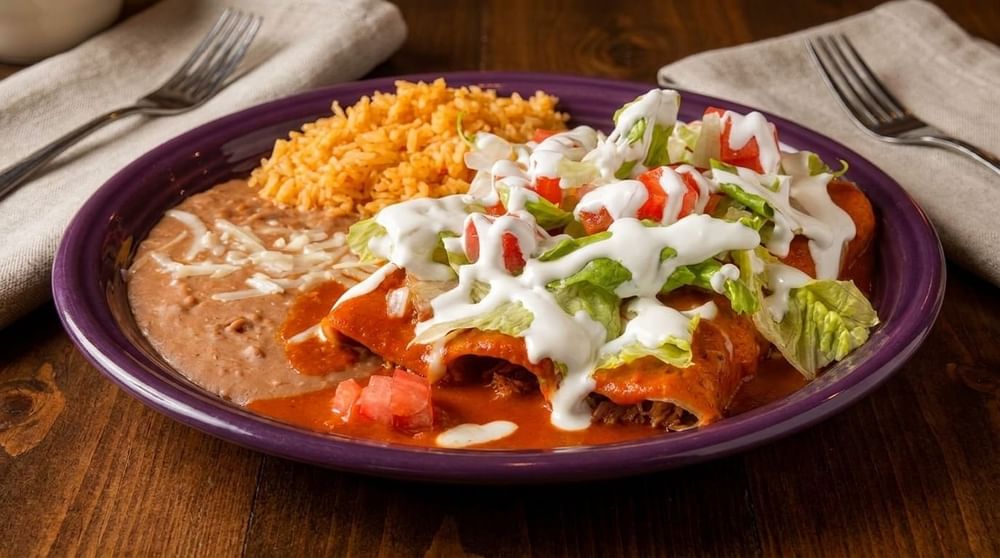 Lunch Enchiladas Supreme
