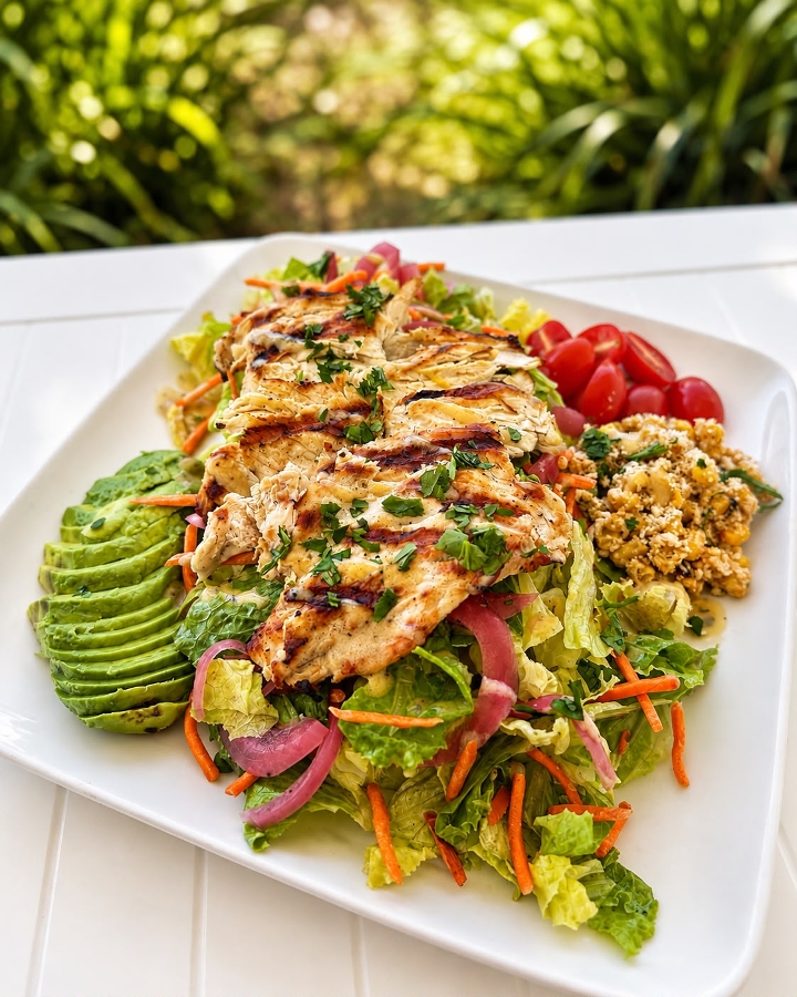 Grilled Chicken Summer Salad