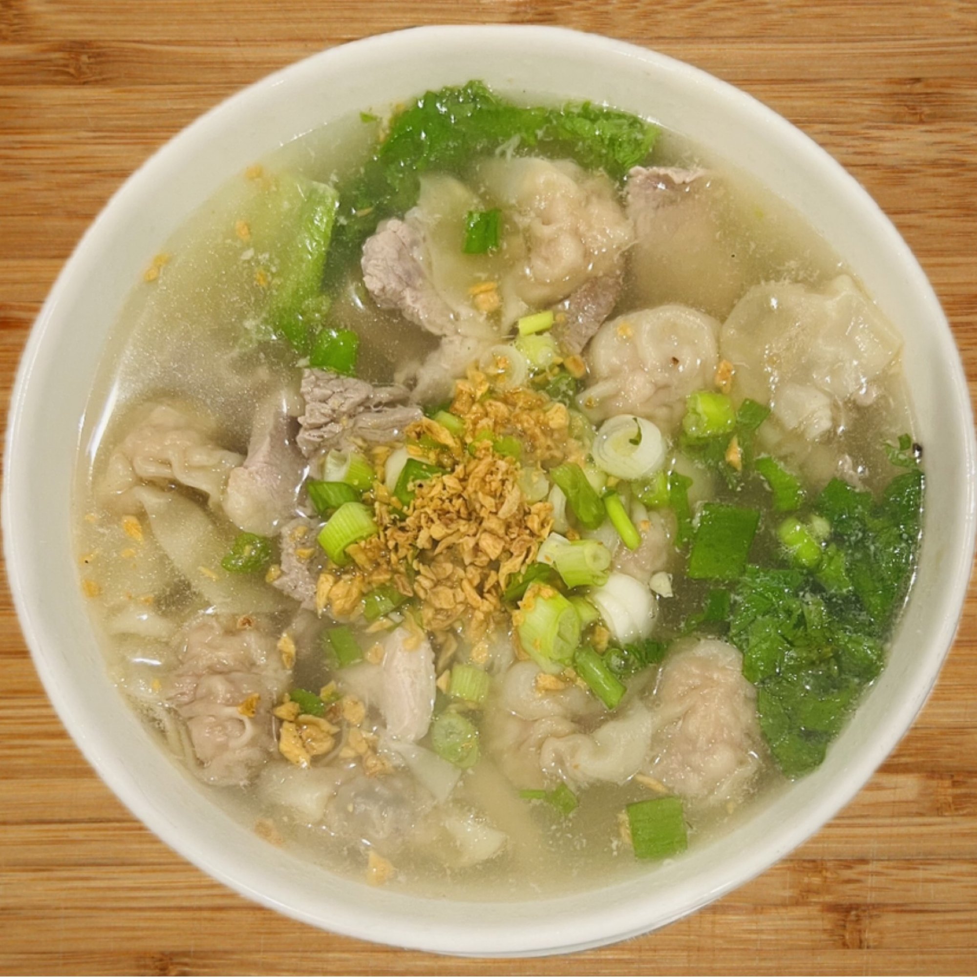 11. VN wonton (pork) soup - hoành thánh