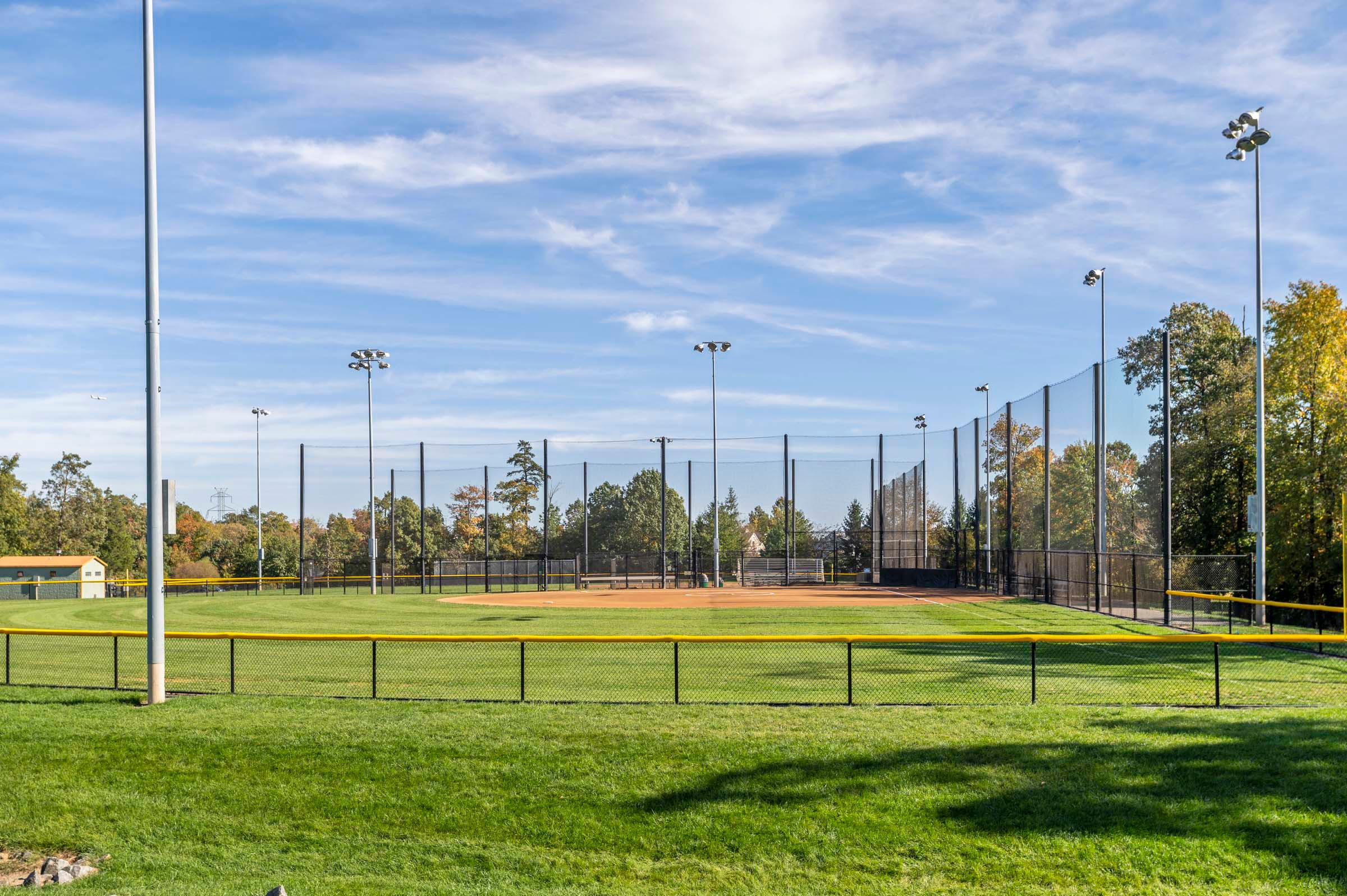 Baseball fields near Camden Ashburn Farm in Ashburn Virginia