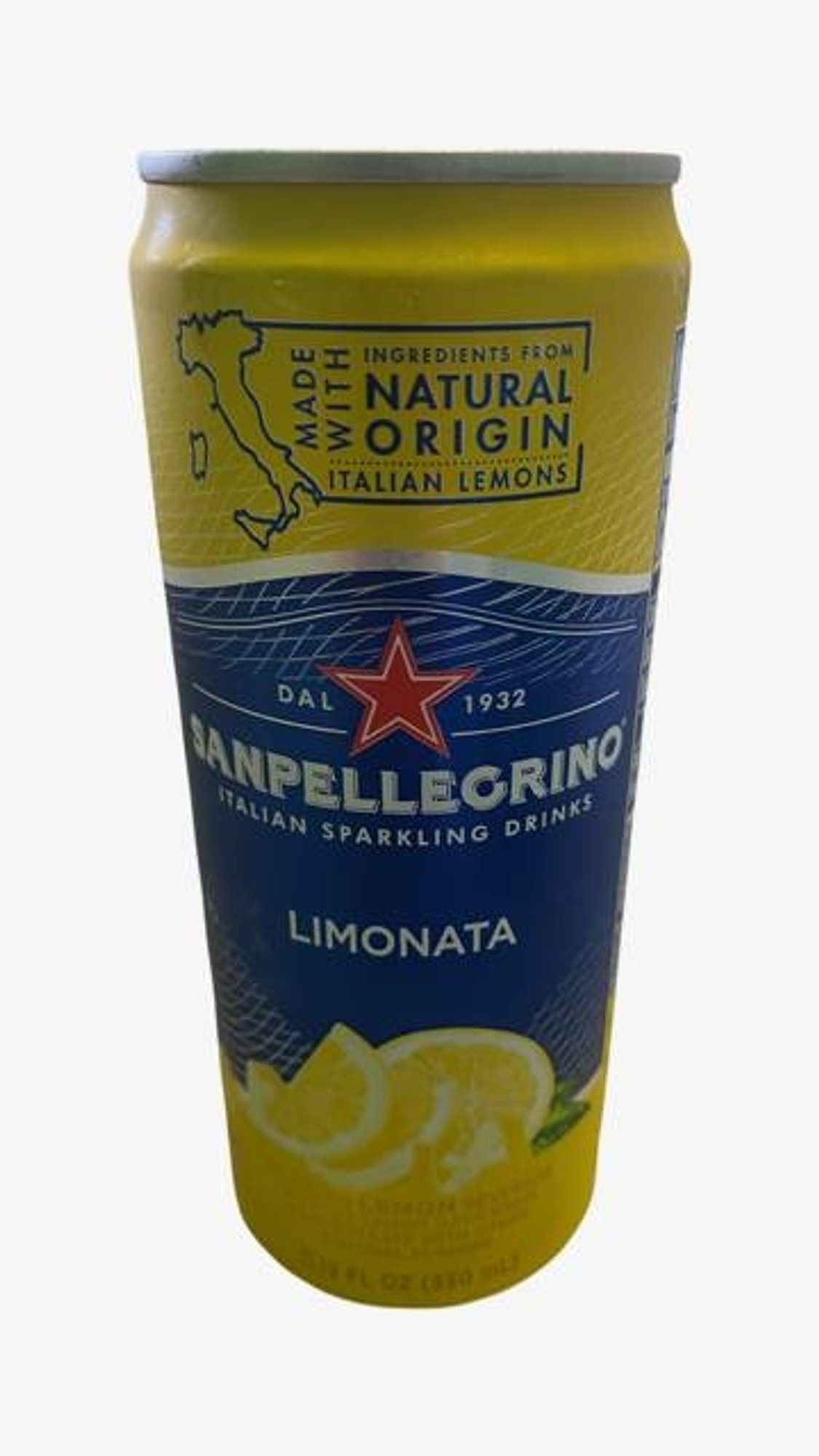 San Pellegrino Sparkling Lemon Can