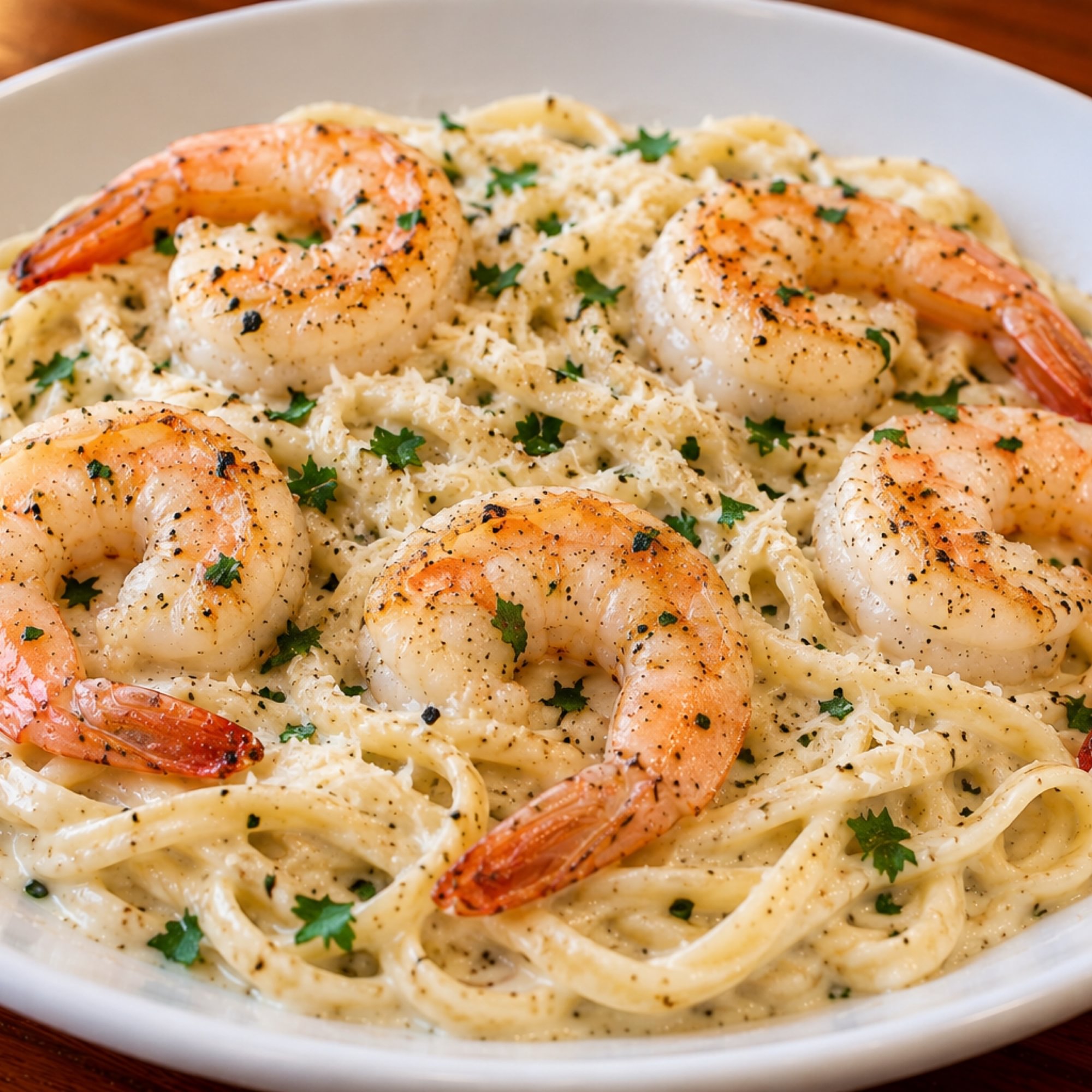 Shrimp Alfredo