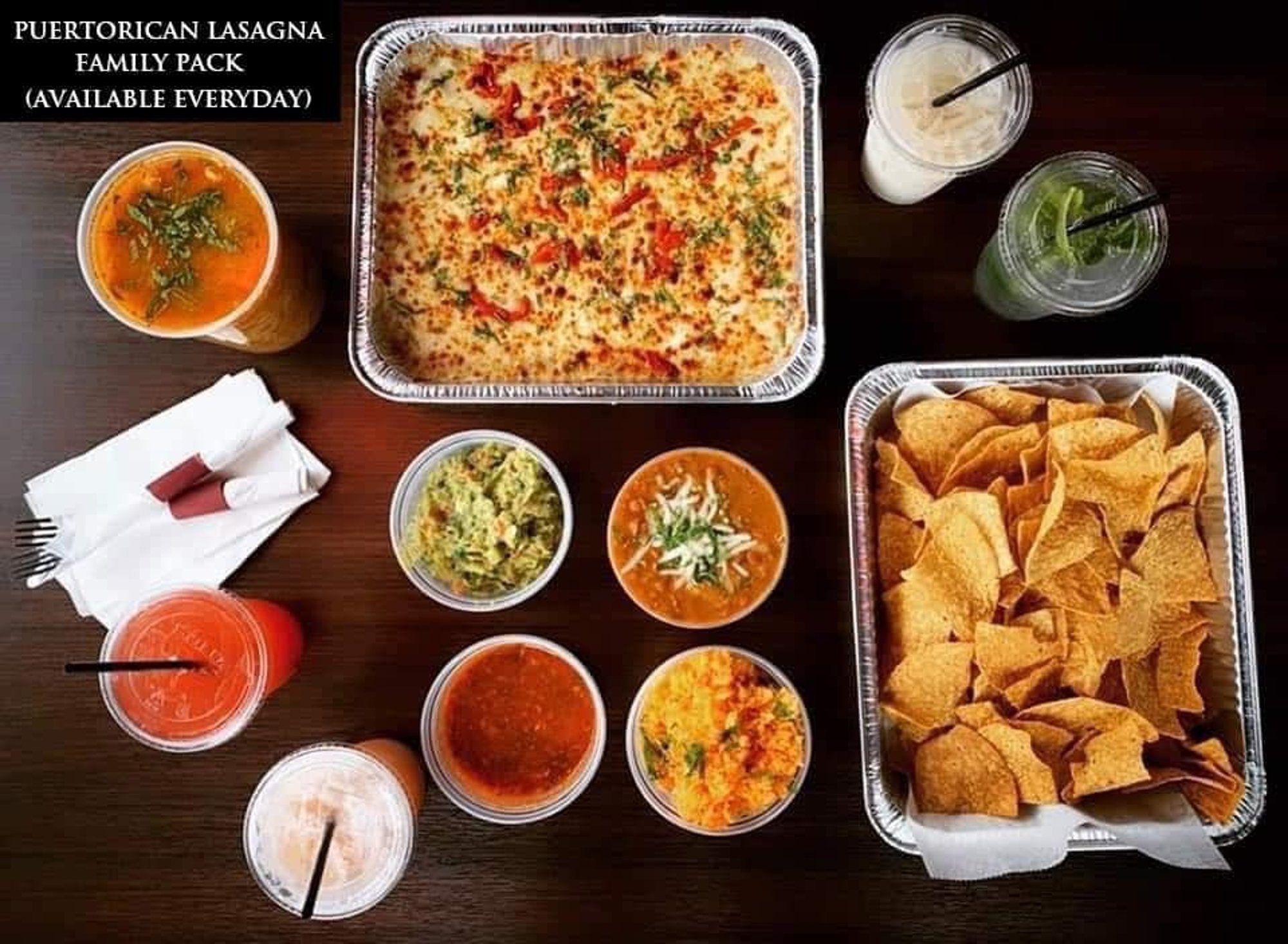 PUERTORICAN LASAGNA FAMILY PACKAGE