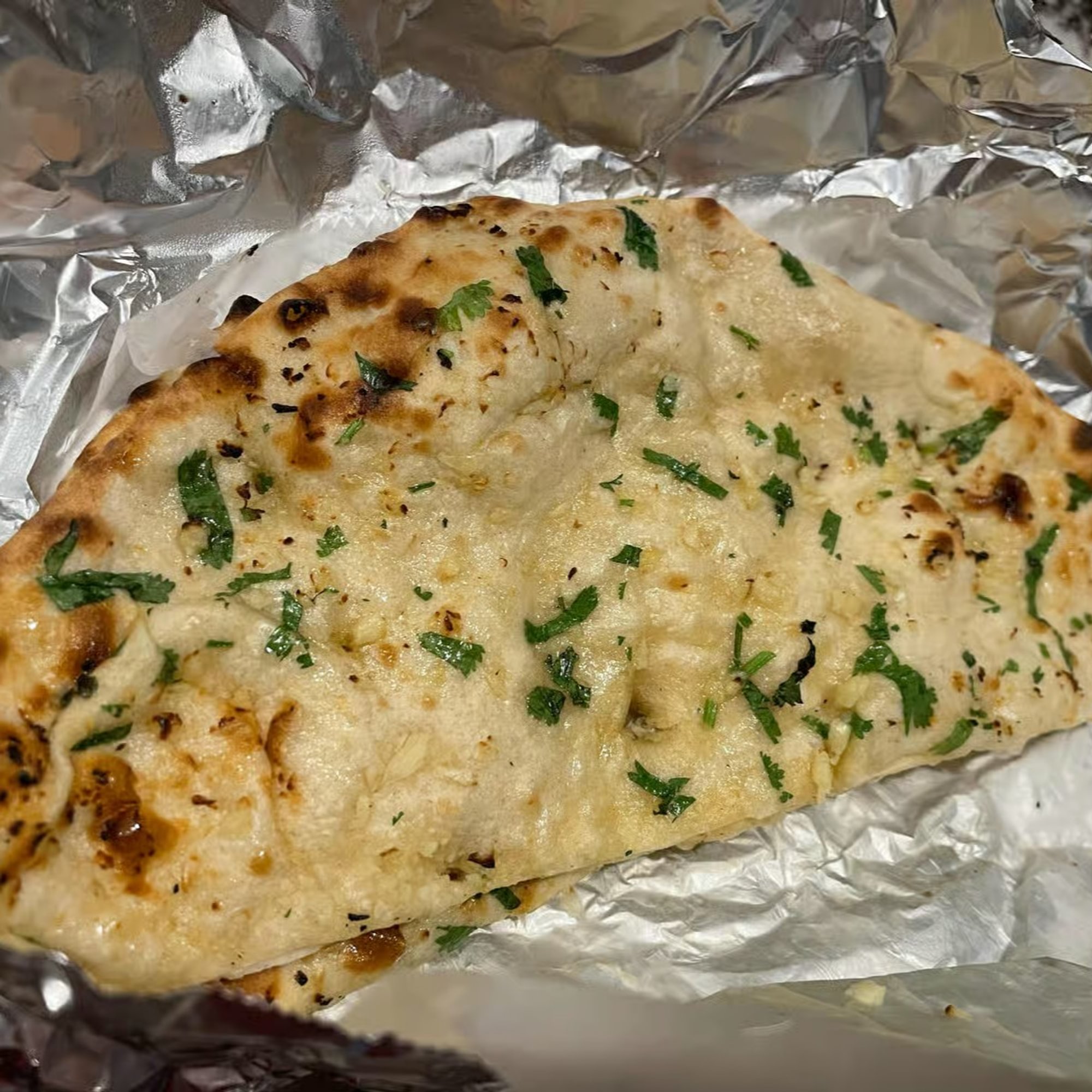 Garlic naan