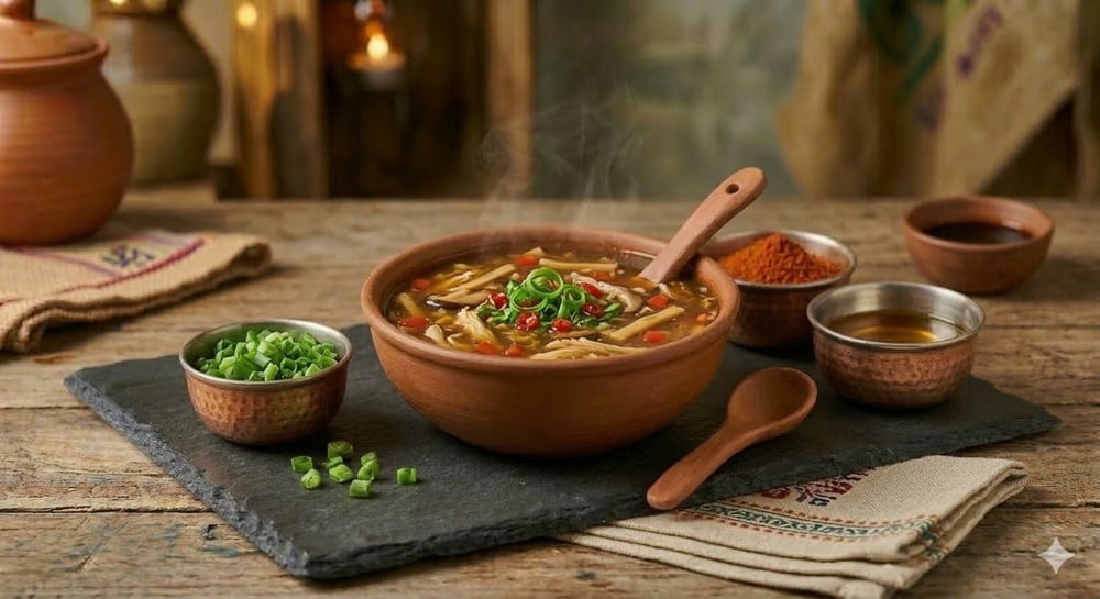 Chicken Hot & Sour Soup 16oz
