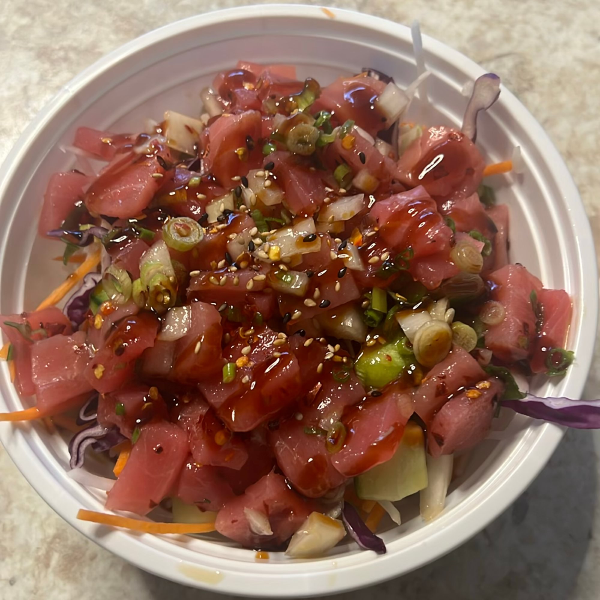 Ahi Poke Sushi Rice Bowl