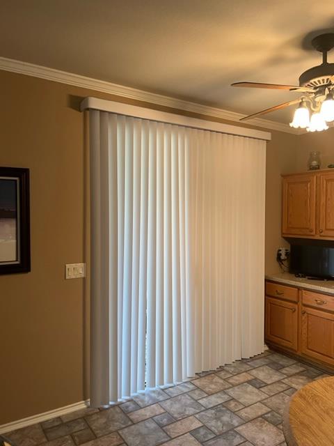 Vertical blinds for slider in Georgetown