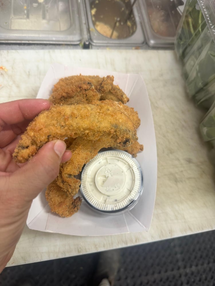Portobello Fries with Ranch