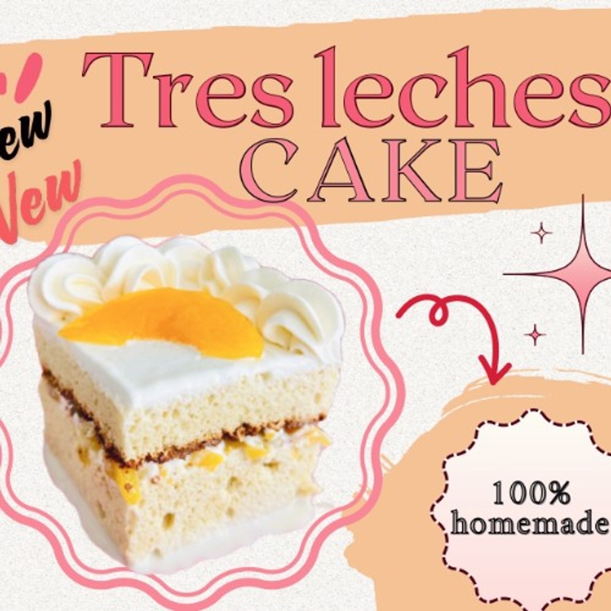 Tres Leches Cake (3 milk cake)