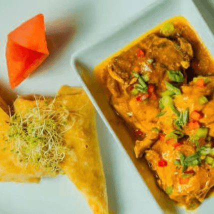 Curry Chicken Roti