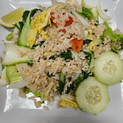 Vegetable Fried Rice (No Egg)