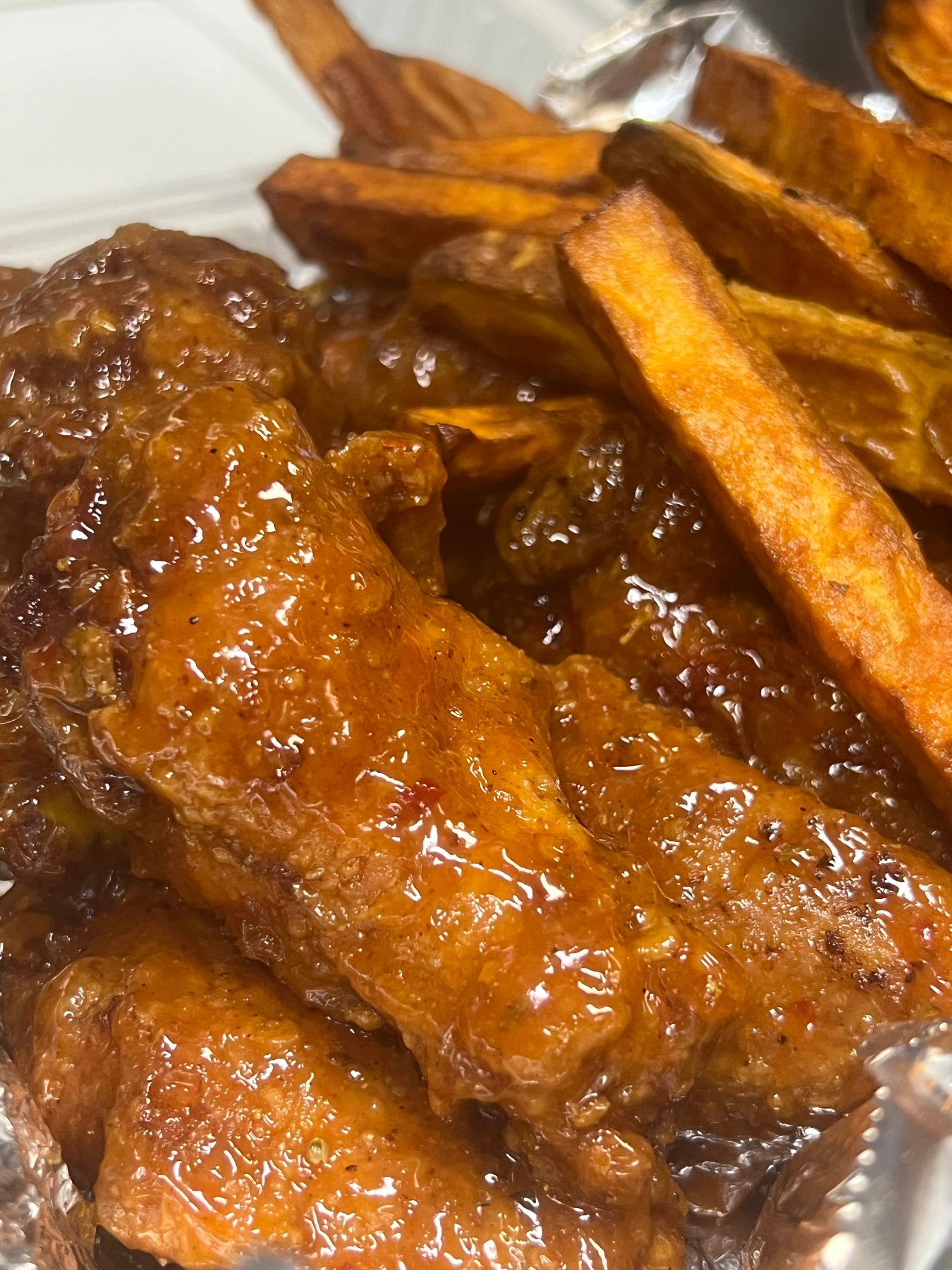 Spicy Mango Habanero Wings