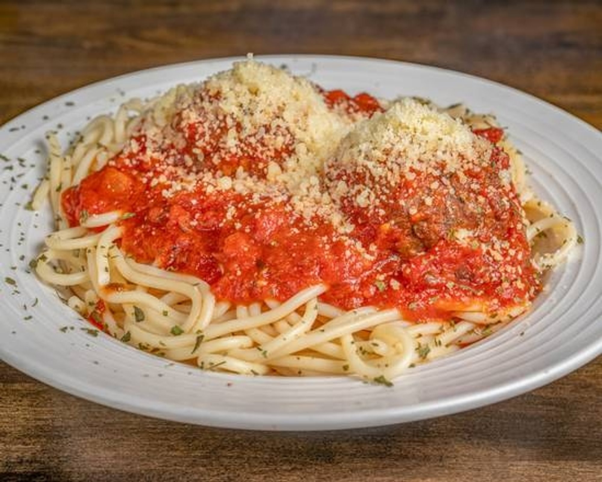 Spaghetti with Meatballs Dinner