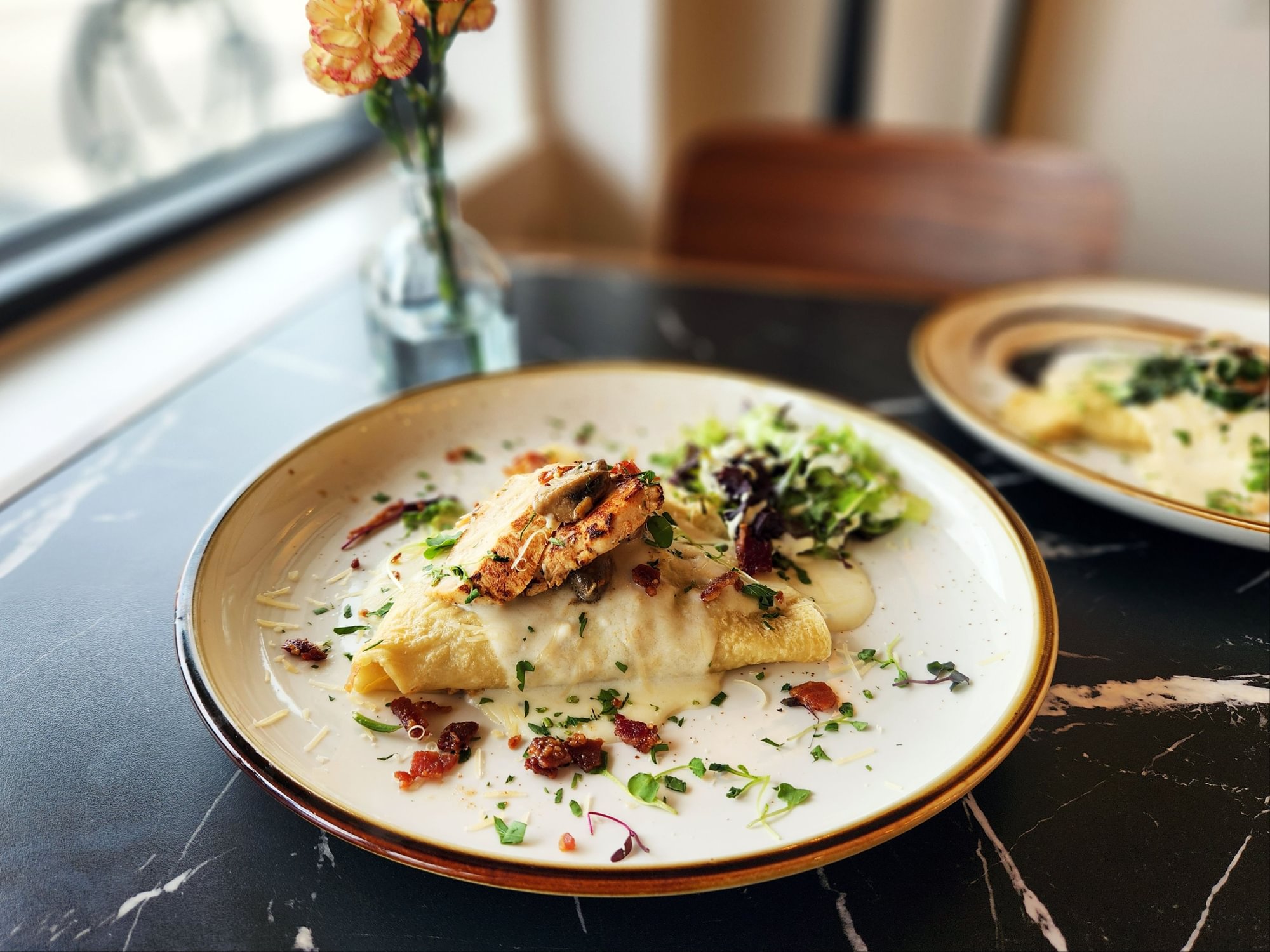 Crème De Poulet Crêpe