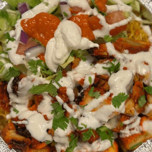 Over Rice: Chicken & Lamb