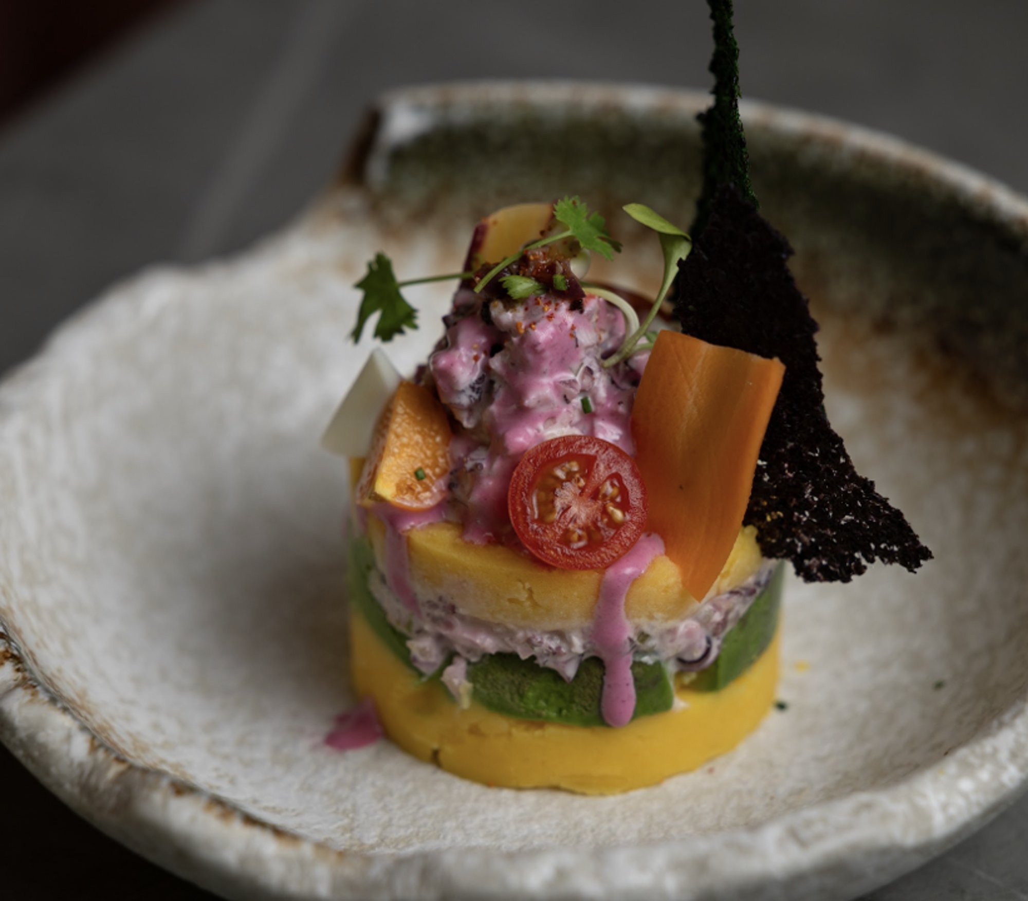 Pulpo al Olivo Causa