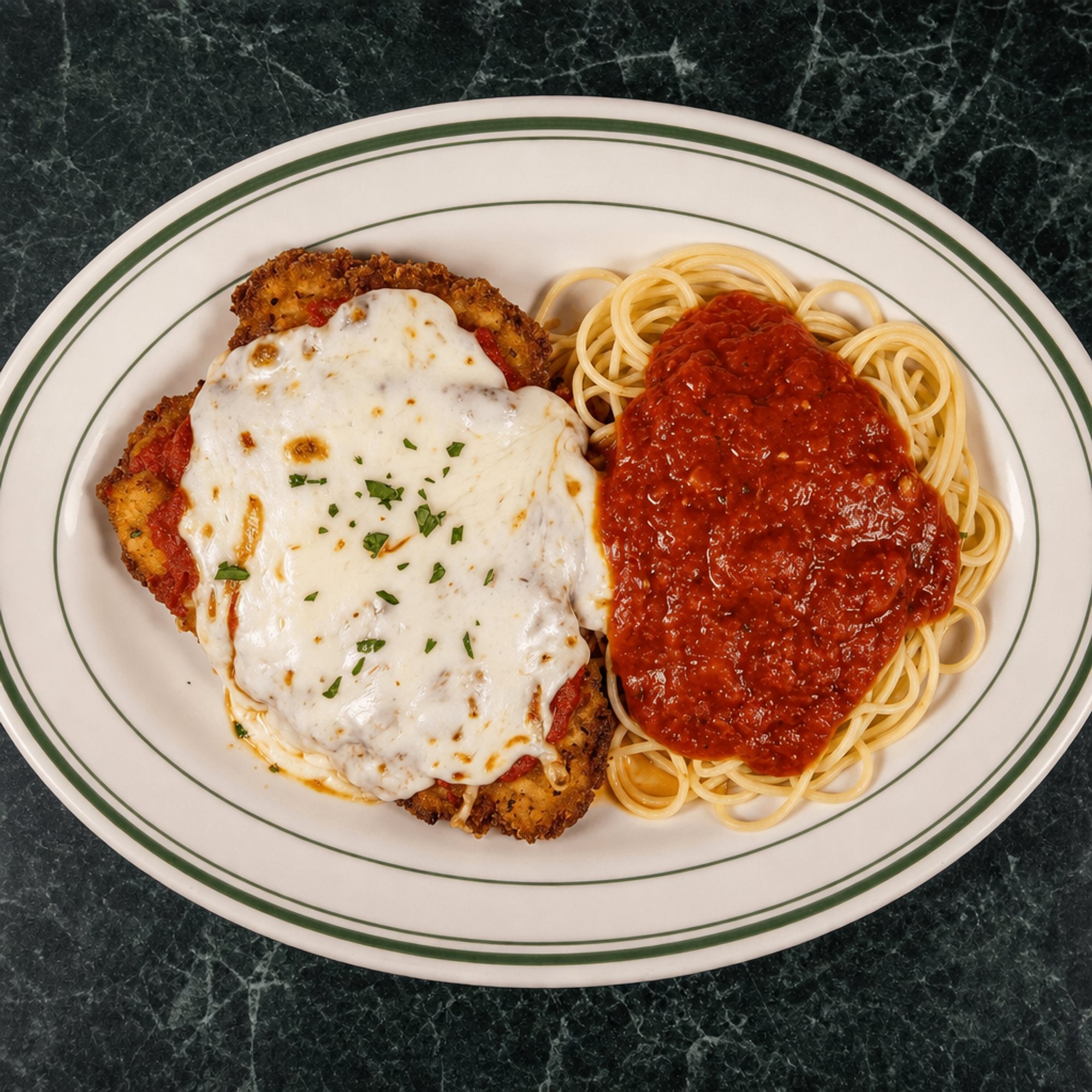 Meatloaf Parmigiano Dinner Special