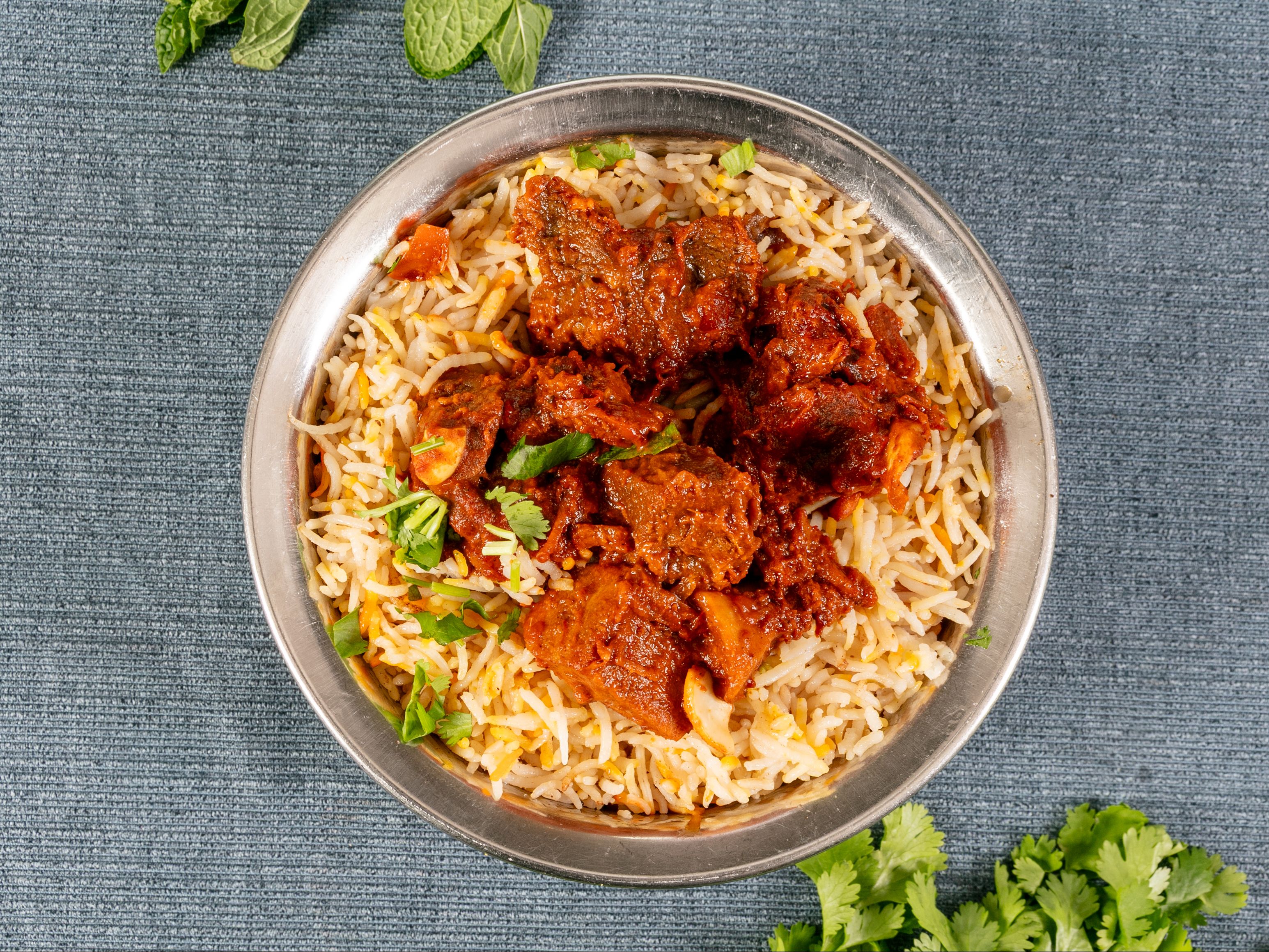Goat Fry Biryani