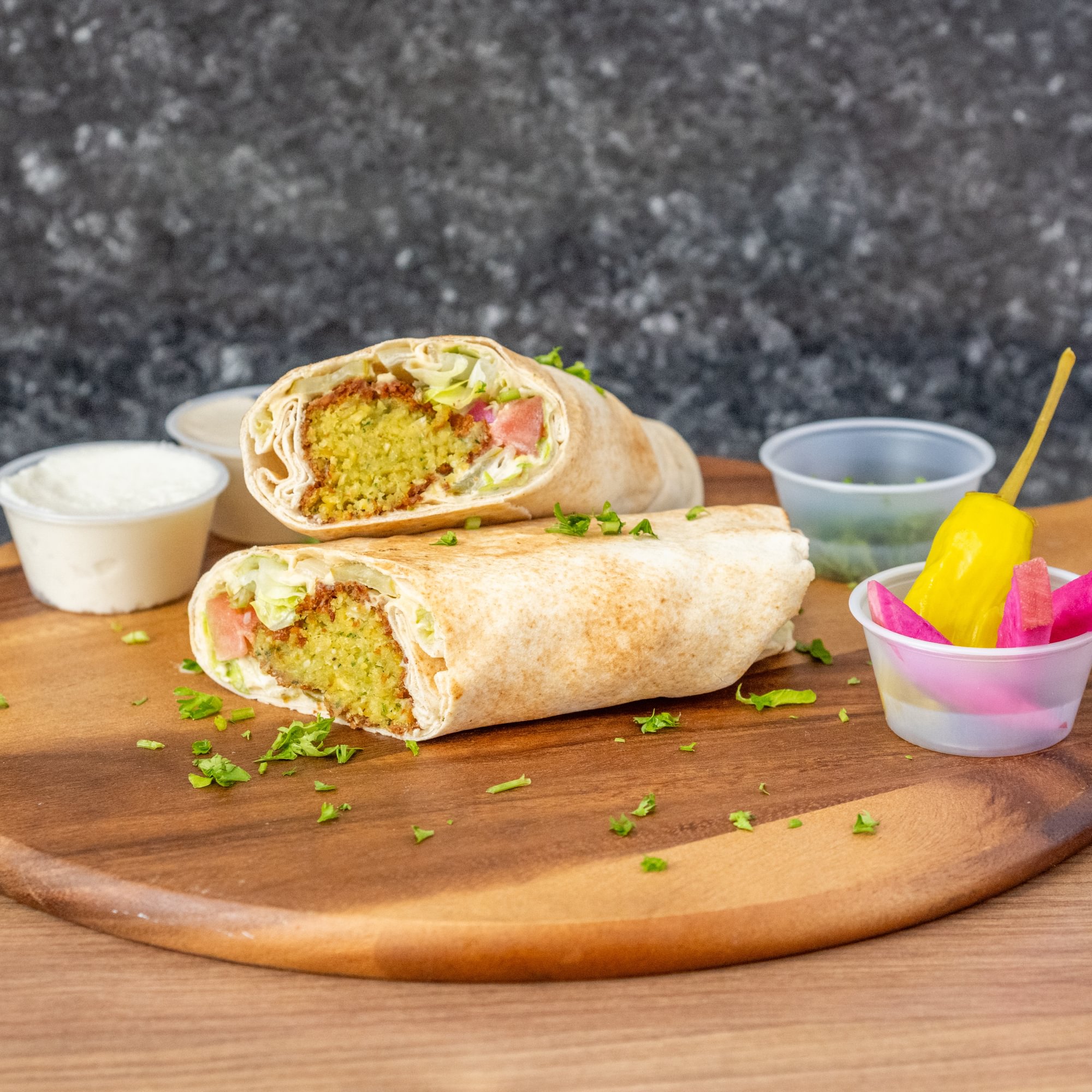 Falafel with Tabouli Wrap