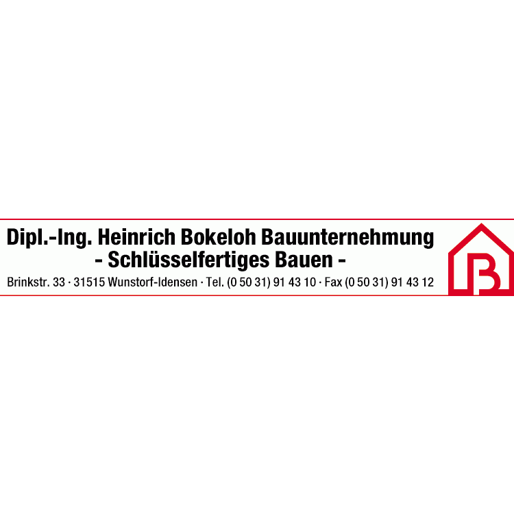 Logo von Bauunternehmen Bokeloh GmbH & Co. KG