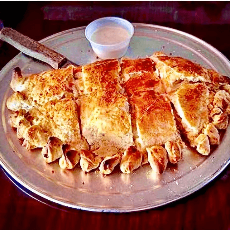 White Calzone