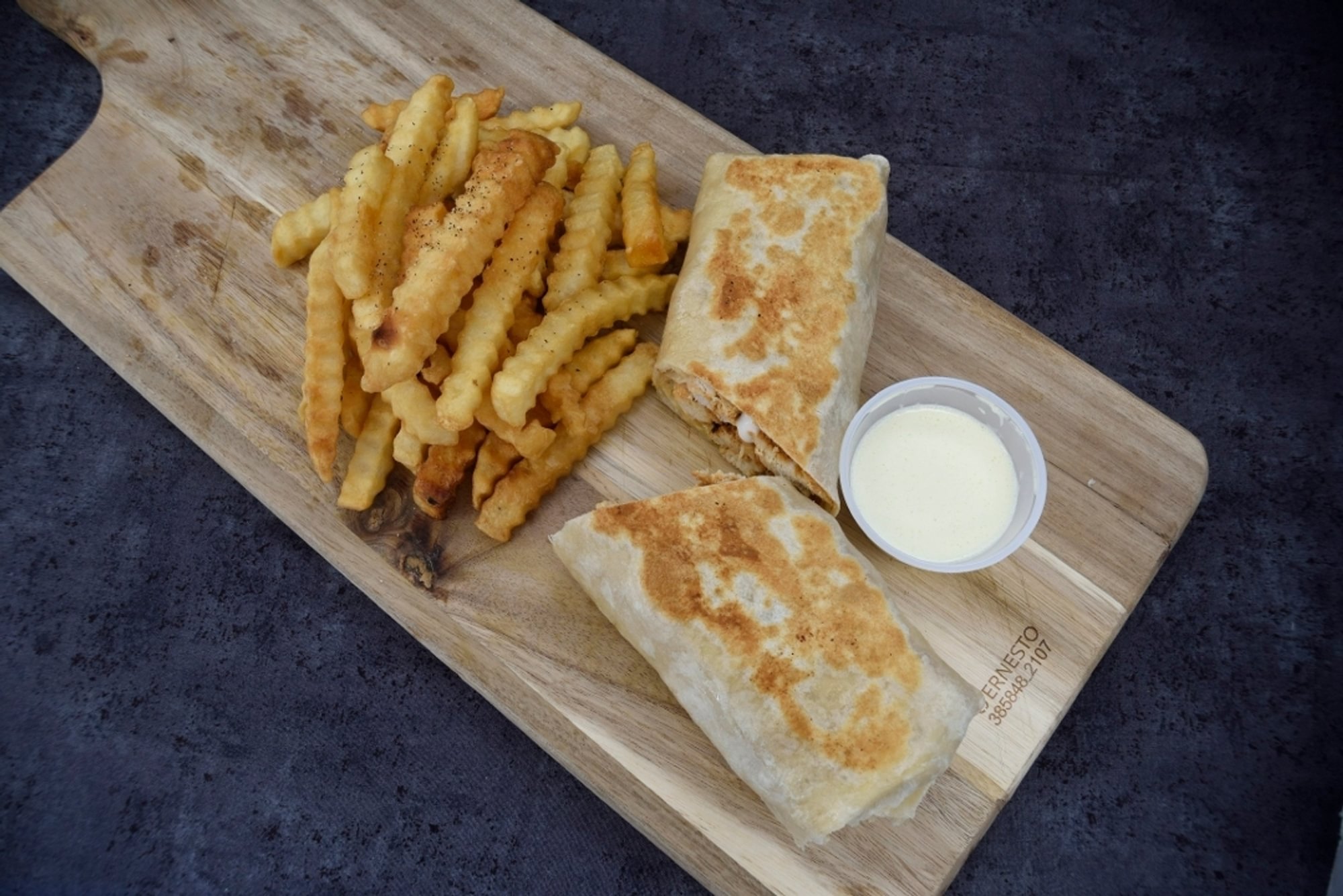 Special Chicken Shawarma & Fries