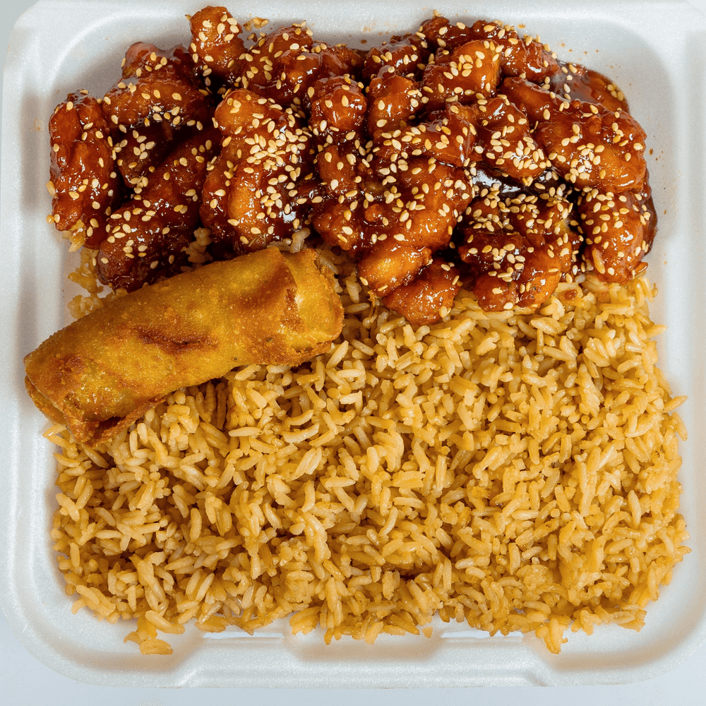 Sesame Chicken Platter