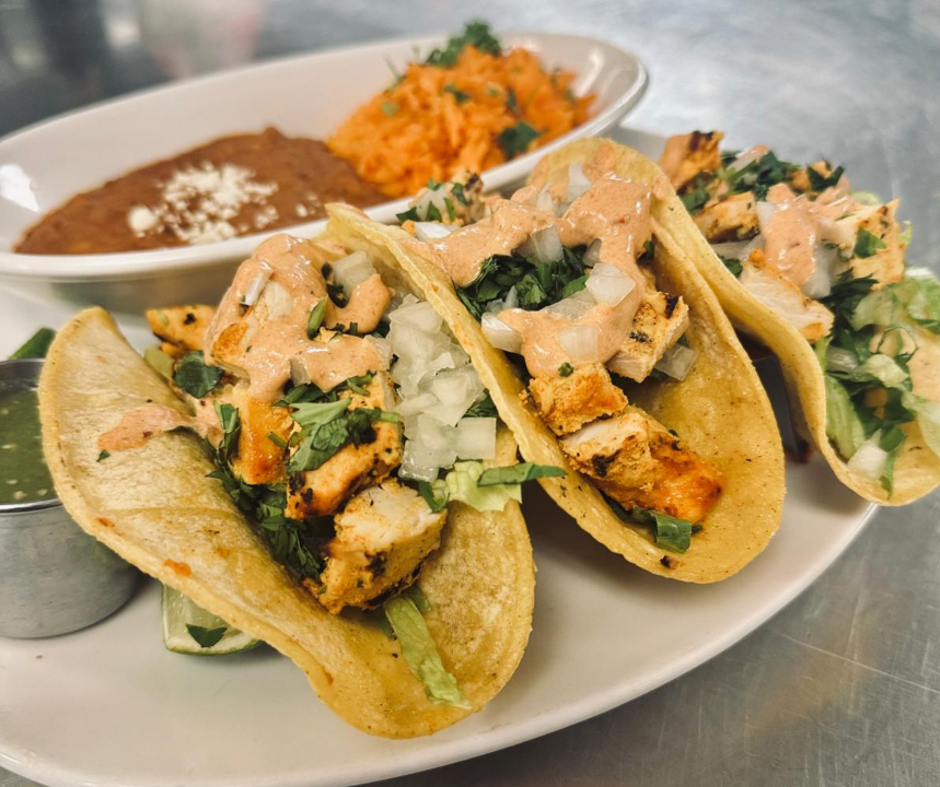 CHICKEN TIKKA TACOS