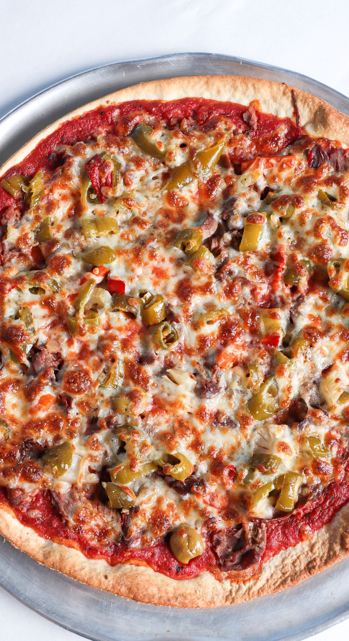 Chicago Italian Beef Pizza