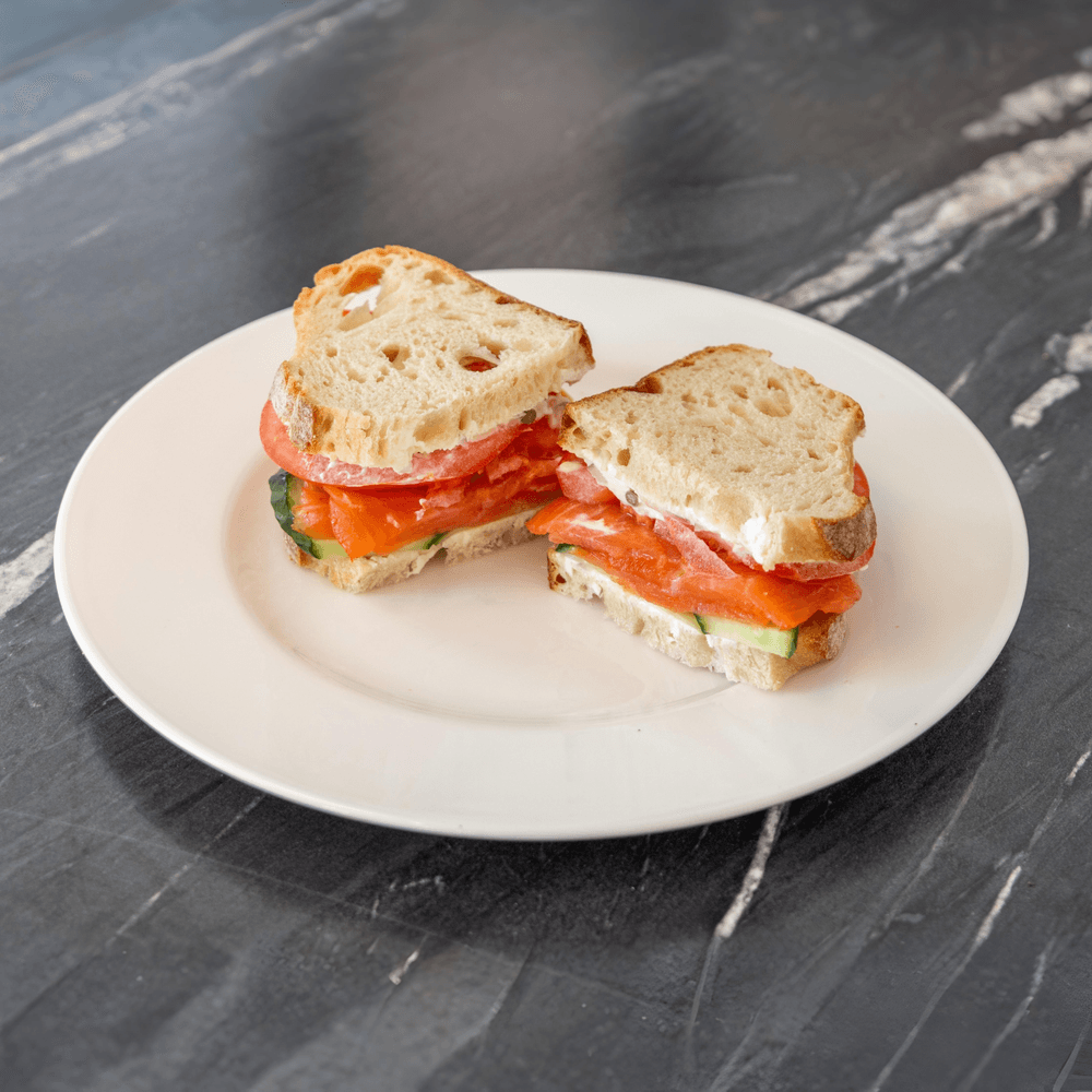 Ducktrap Smoked Salmon Sandwich