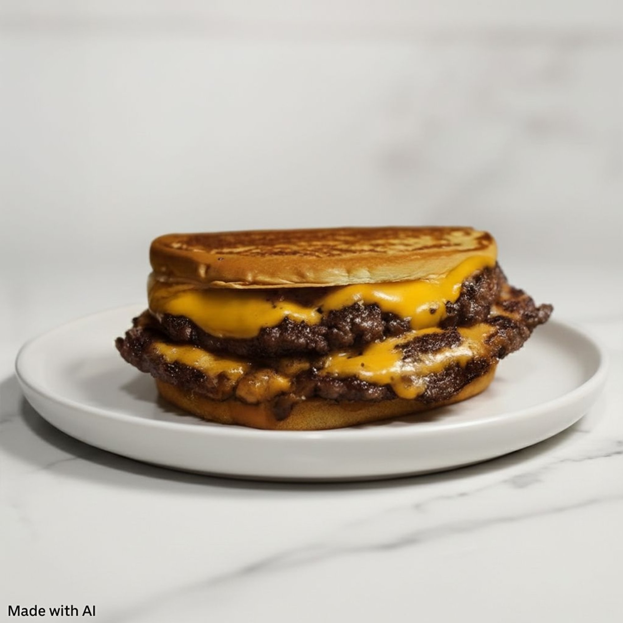 Double Crust Smash Cheeseburger