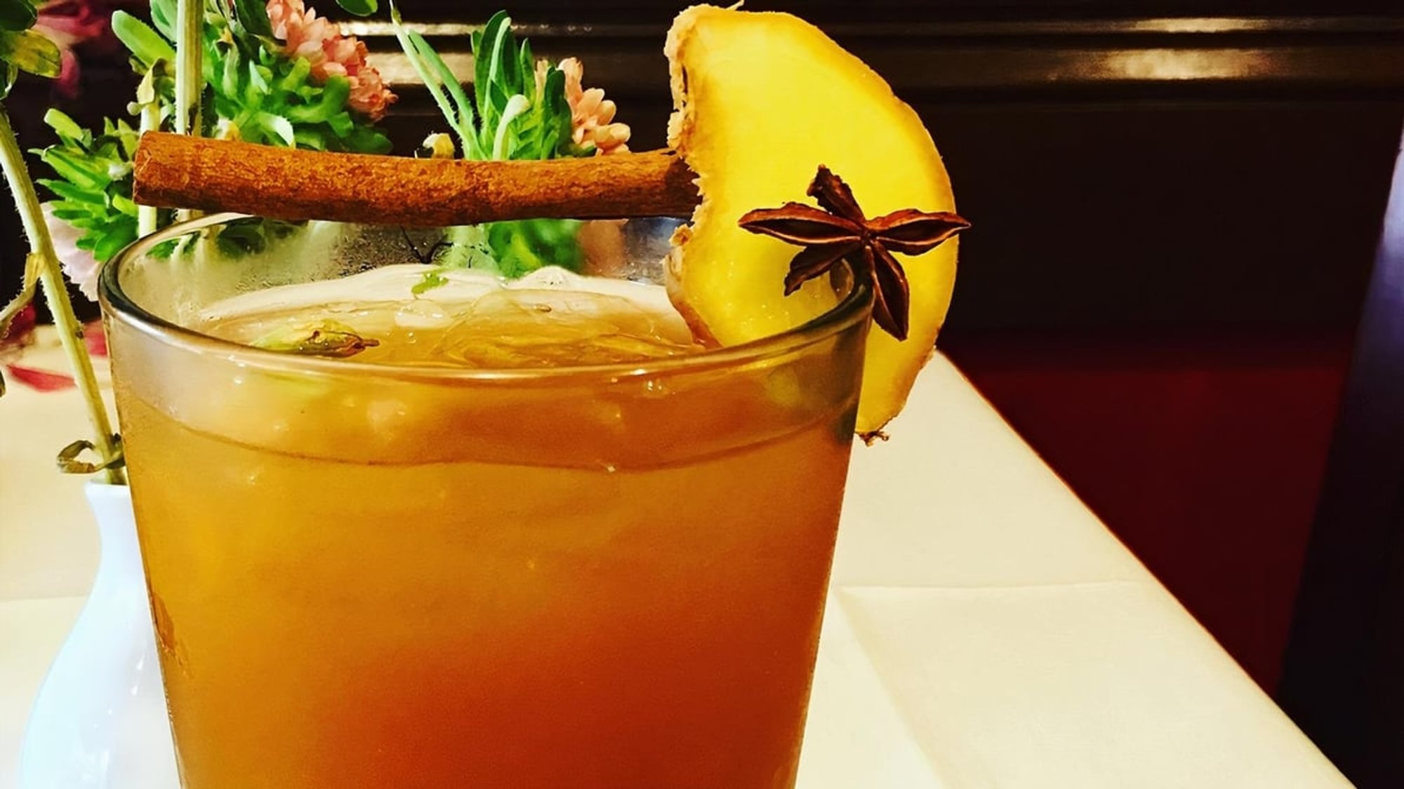 Fresh Ginger & Peach Chai 12oz