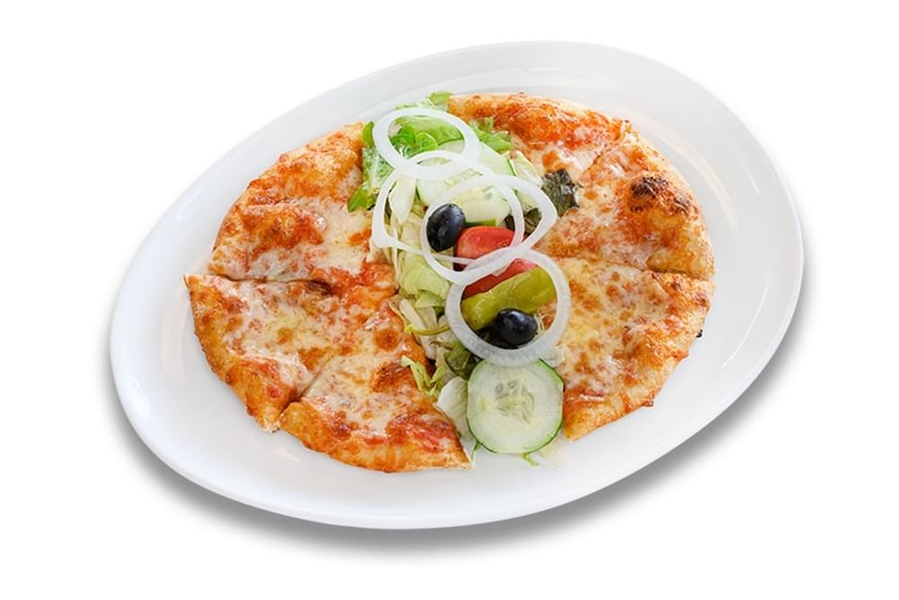 Pizza and Salad