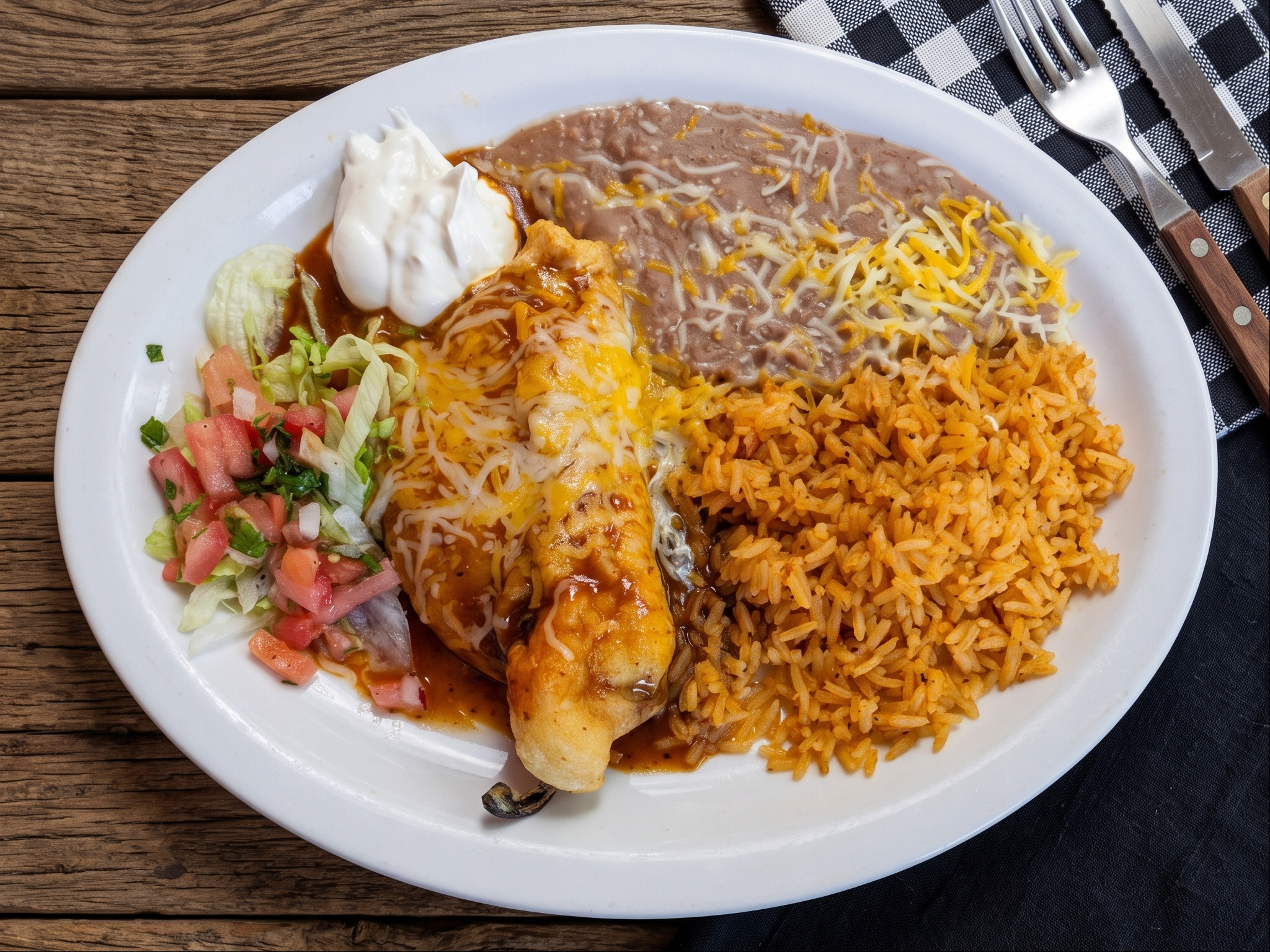 Shredded Chicken Chile Relleno