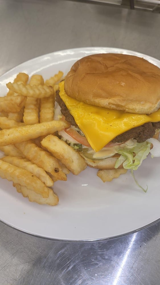 Deluxe Cheese Burger Combo