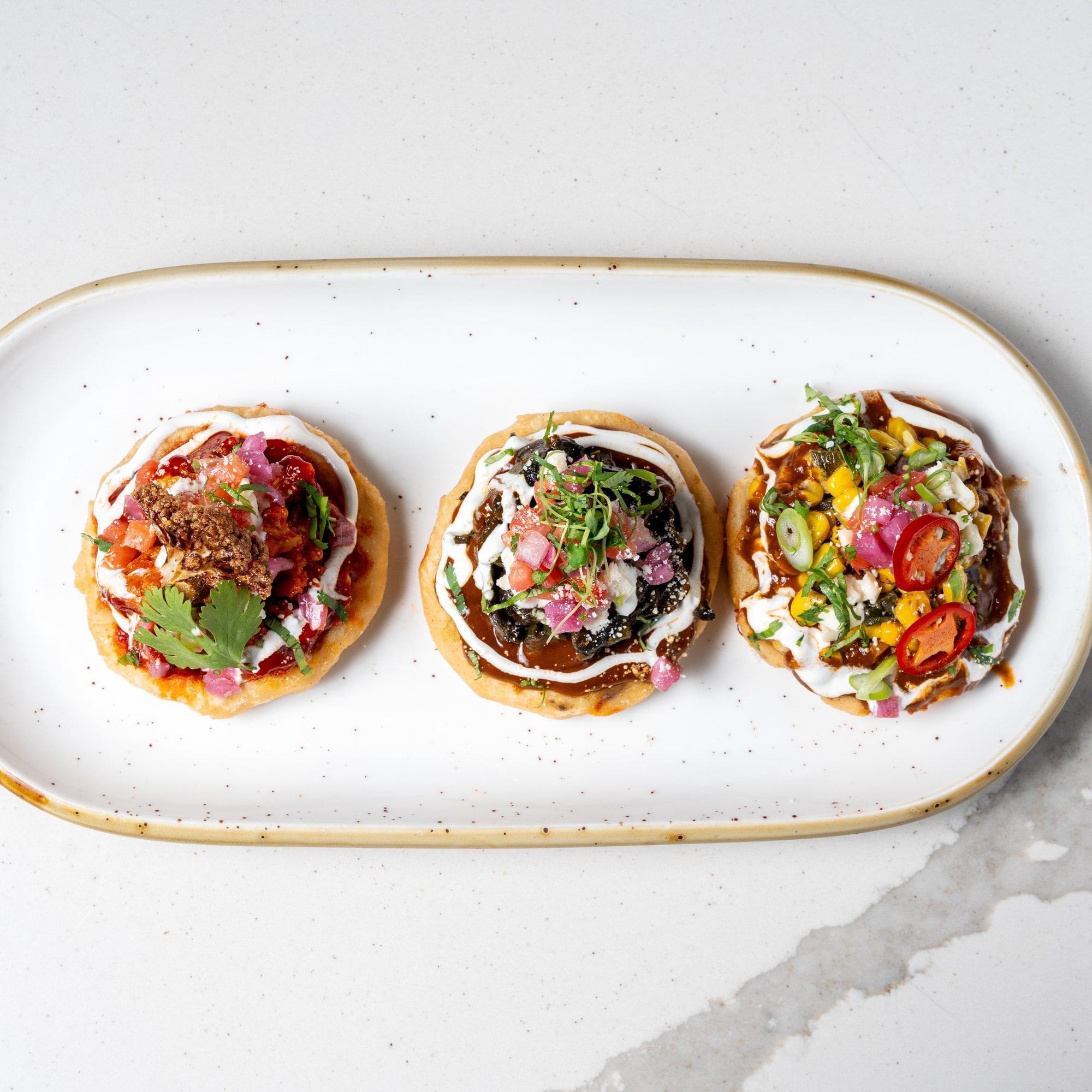 Poblano Corn Sopes
