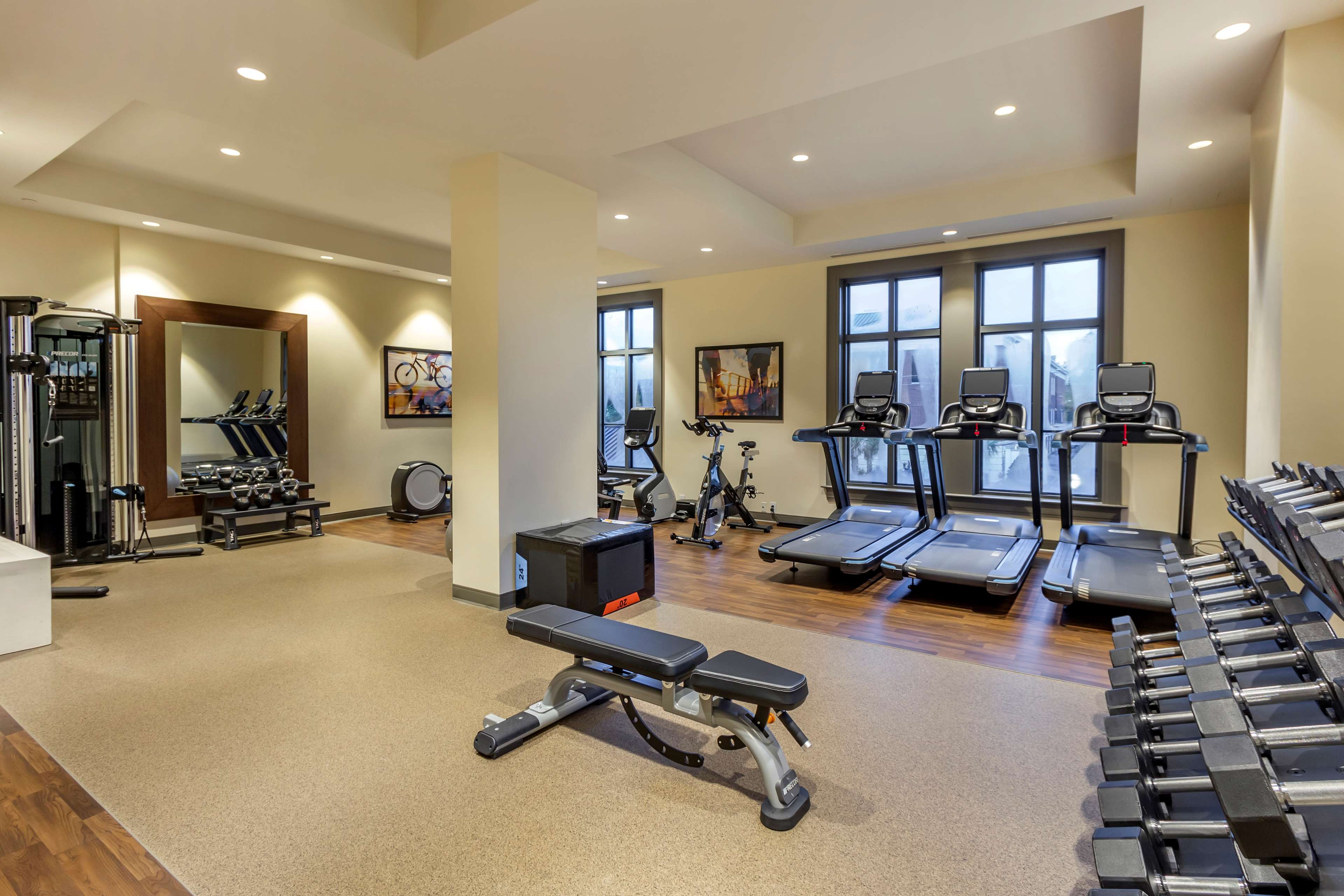 Health club  fitness center  gym