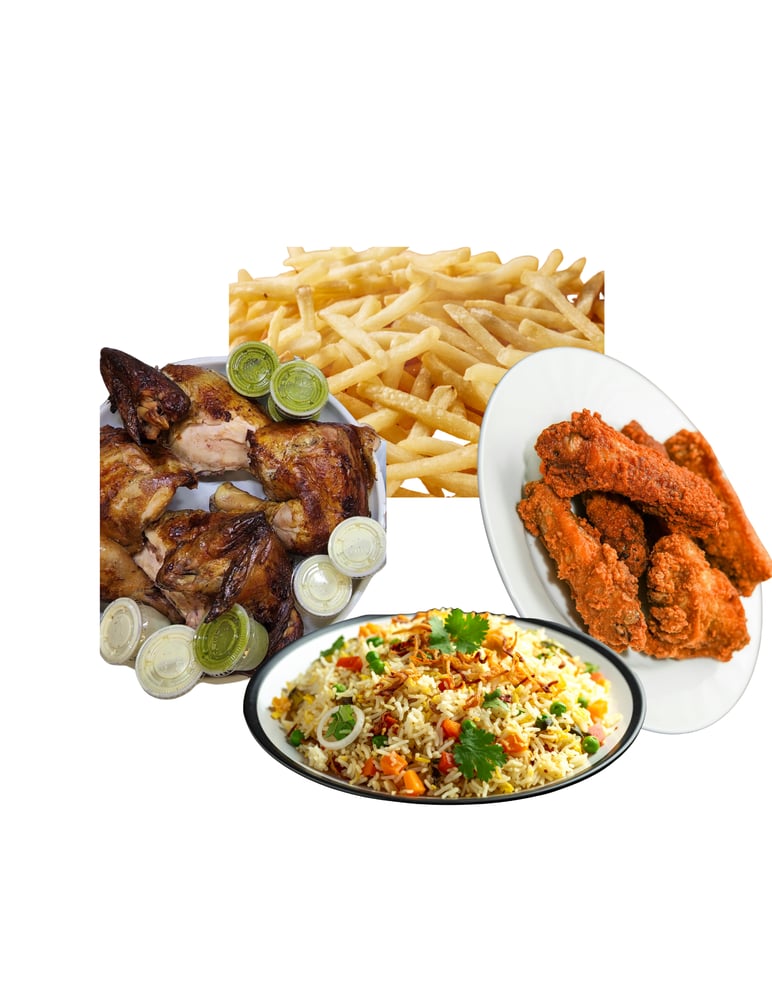 Whole Chicken + 3 Sides & 8 wings (🍗🔥)